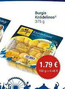 Edeka Scherer Burgis Knödelinos Angebot