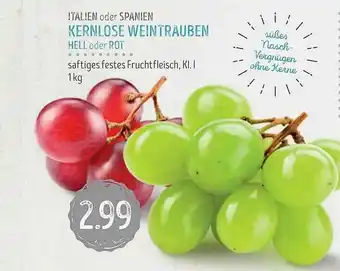 Edeka Struve Kernlose Weintrauben Angebot