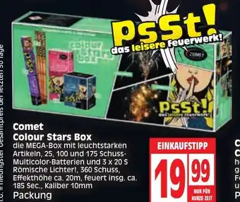 Edeka Comet Colour Stars Box Angebot