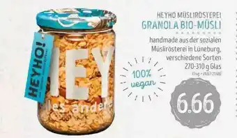 Edeka Struve Heyho Müslirösterei Granola Bio-müsli Angebot