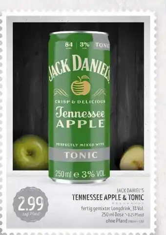 Edeka Struve Jack Daniel's Tennesse Apple & Tonic Angebot