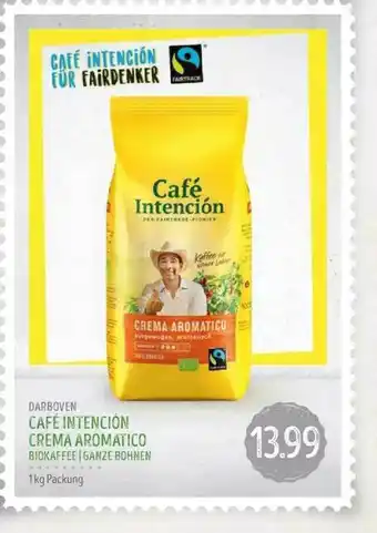 Edeka Struve Darboven Café Intención Crema Aromatico Biokaffee Ganze Bohnen Angebot