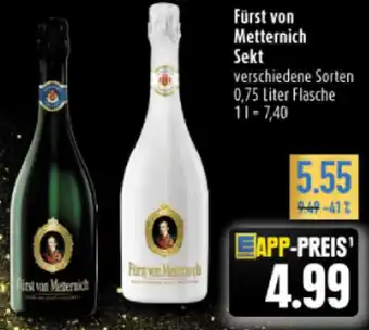 diska Fürst von Metternich Sekt 750ml Angebot