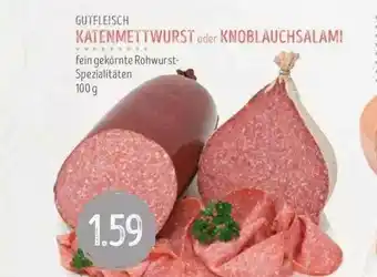 Edeka Struve Gutfleisch Katenmettwurst Oder Knoblauchsalami Angebot