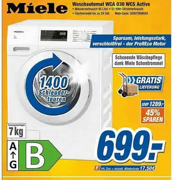 Expert Klein Miele Waschautomat Angebot