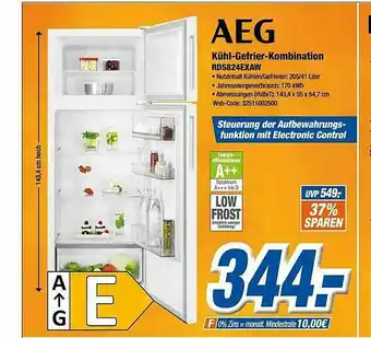 Expert Klein Aeg Kühl-gefrier-kombination Angebot