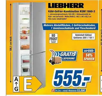 Expert Klein Liebherr Kühl-gefrier-kombination Angebot