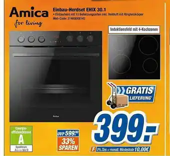 Expert Klein Amica Einbau-herdset Angebot