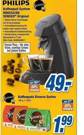 Expert Klein Philips Kaffeepad-system Senseo Original Angebot