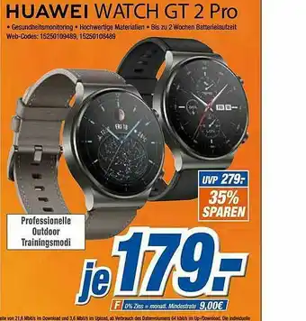 Expert Klein Huawei Watch Gt 2 Pro Angebot