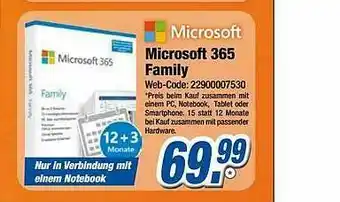 Expert Klein Microsoft 365 Family Angebot