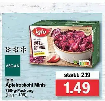 Famila Nord West Iglo Apfelrotkohl Minis Angebot