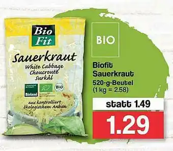 Famila Nord West Biofit Sauerkraut Angebot