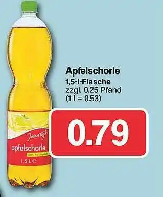 Famila Nord West Apfelschorle Angebot