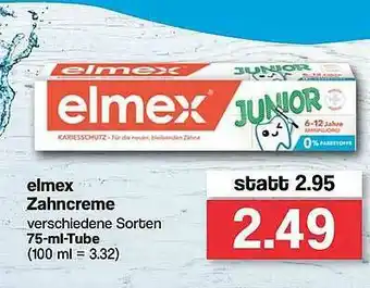 Famila Nord West Elmex Zahncreme Angebot