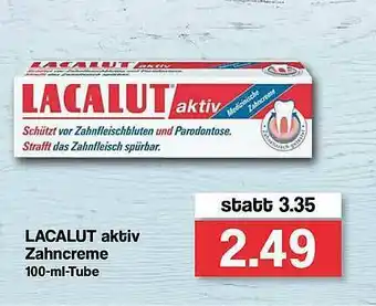 Famila Nord West Lacalut Aktiv Zahncreme Angebot