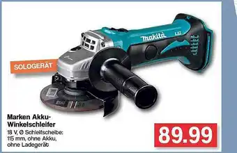 Famila Nord West Marken Akku-winkelschleifer Makita Angebot