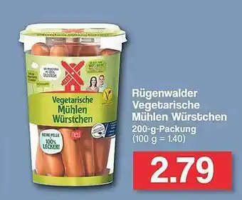 Famila Nord West Rügenwalder Vegetarische Mühlen Würstchen Angebot