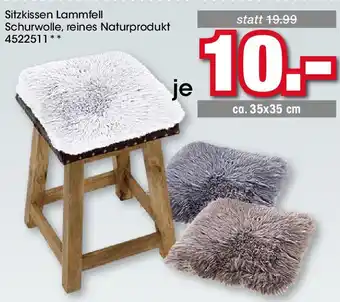 Möbel Martin Sitzkissen Lammfell Angebot