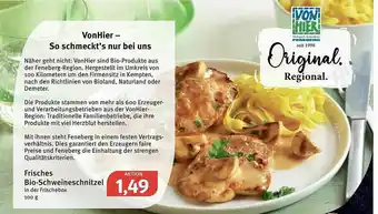 Feneberg Frisches Bio-schweineschnitzel Angebot