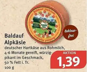 Feneberg Baldauf Alpkäsle Angebot