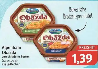 Feneberg Alpenhain Obazda Angebot