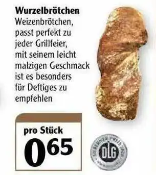 Globus Wurzelbrötchen Angebot