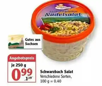 Globus Schwarzbach Salat Angebot