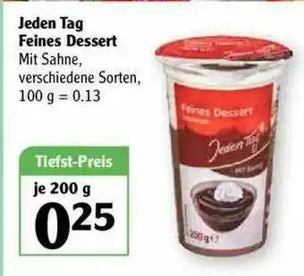 Globus Jeden Tag Feines Dessert Angebot