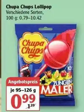 Globus Chupa Chups Lollipop Angebot