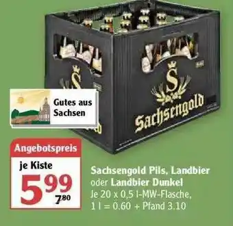 Globus Sachsengold Pils, Landbier Oder Landbier Dunkel Angebot