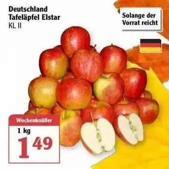 Globus Deutschland Tafeläpfel Elstar Angebot