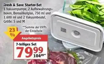 Globus Fresh & Save Starter-set Angebot