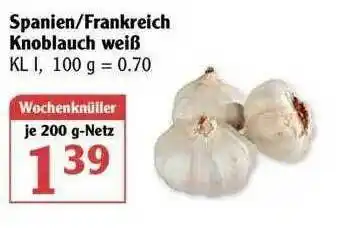 Globus Spanien-frankreich Knoblauch Weiß Angebot