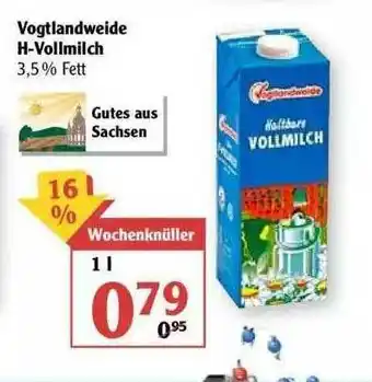 Globus Vogtlandweide H-vollmilch Angebot