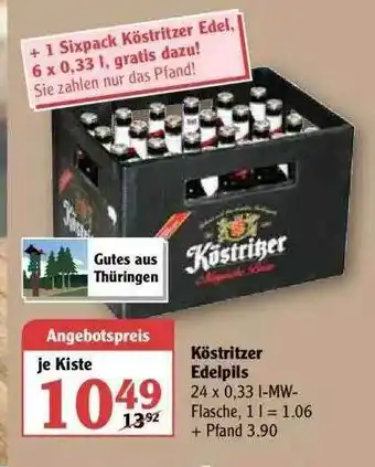 Globus Kostritzer Edelpils Angebot