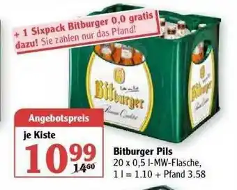 Globus Bitburger Pils Angebot