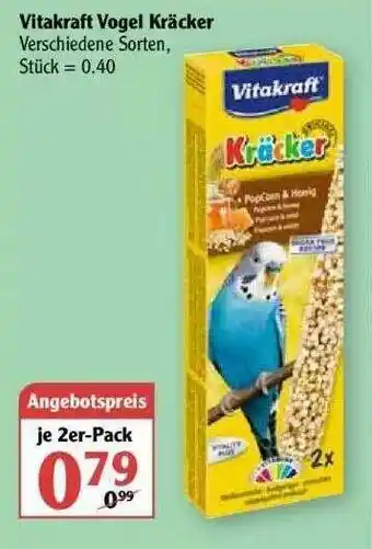 Globus Vitakraft Vogel Kräcker Angebot