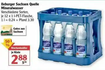 Globus Lleburger Sachsen Quelle Mineralwasser Angebot