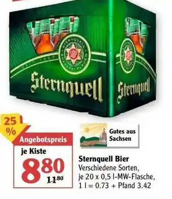 Globus Sternquell Bier Angebot