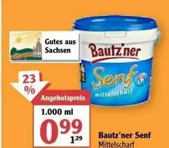 Globus Bautz'ner Senf Angebot