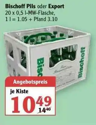 Globus Bischoff Pils Oder Export Angebot