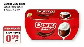 Globus Danone Dany Sahne Angebot