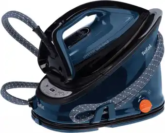 Euronics Tefal gv 6840 effectis anti-calc bügelstation schwarz/blau Angebot