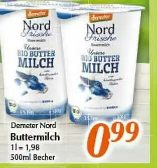 inkoop Demeter Nord Buttermilch Angebot