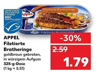 Kaufland Appel Filetierte Bratheringe Angebot