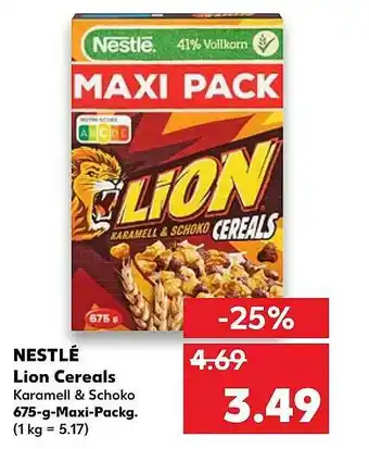 Kaufland Nestlé Lion Cereals Angebot