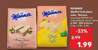 Kaufland Manner Waffel-schnitten Oder Herzen Angebot