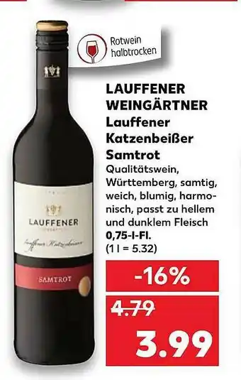 Kaufland Lauffener Weingärtner Angebot