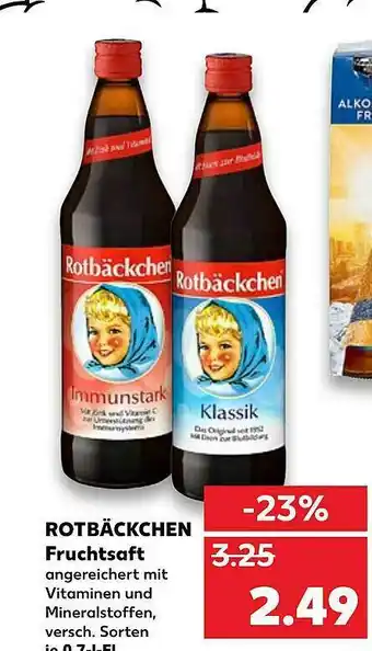 Kaufland Rotbäckchen Fruchtsaft Angebot